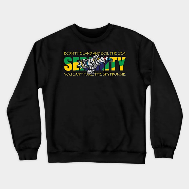 Serenity Crewneck Sweatshirt by TrulyMadlyGeekly